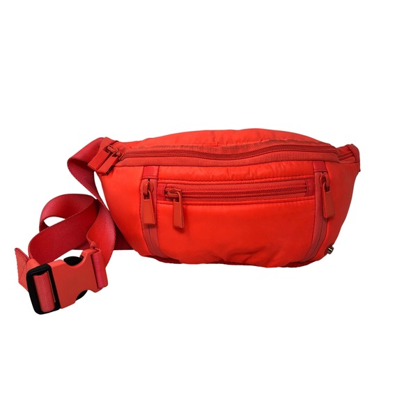 caraa Handbags - Caraa Free People Studio Bag Fanny Pack Neon Coral Orange Athletic Crossbody